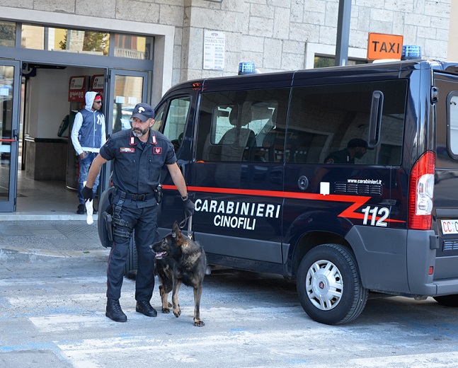 arresto unita cinofila