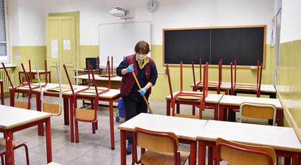la scuola è vuota per covid fino al 17 gennaio