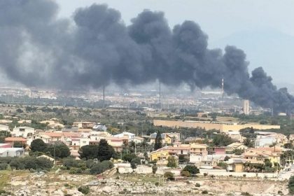 isab in fiamme
