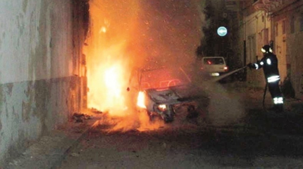 incendio auto