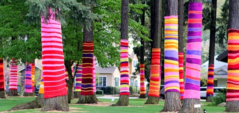 Gli alberi di Enna si vestono di Natale
