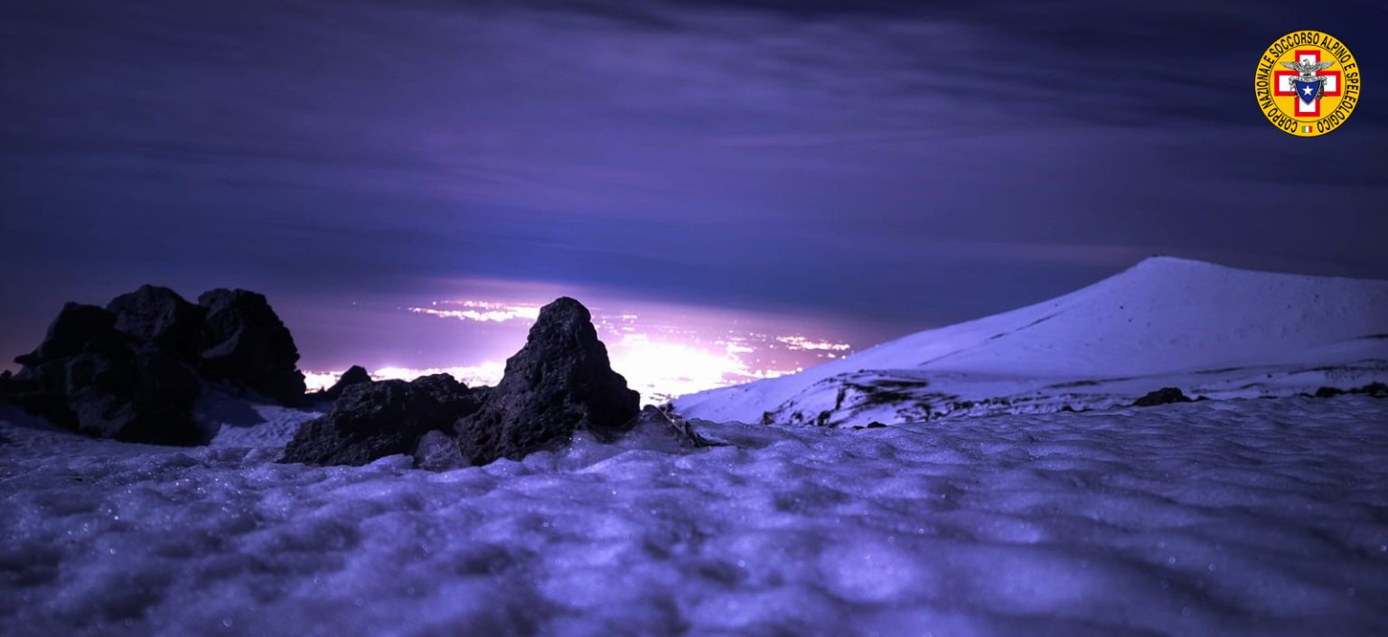 donna dispersa sull'etna