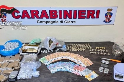 Giarre (CT). Gestiva in casa un minimarket della droga: arrestato