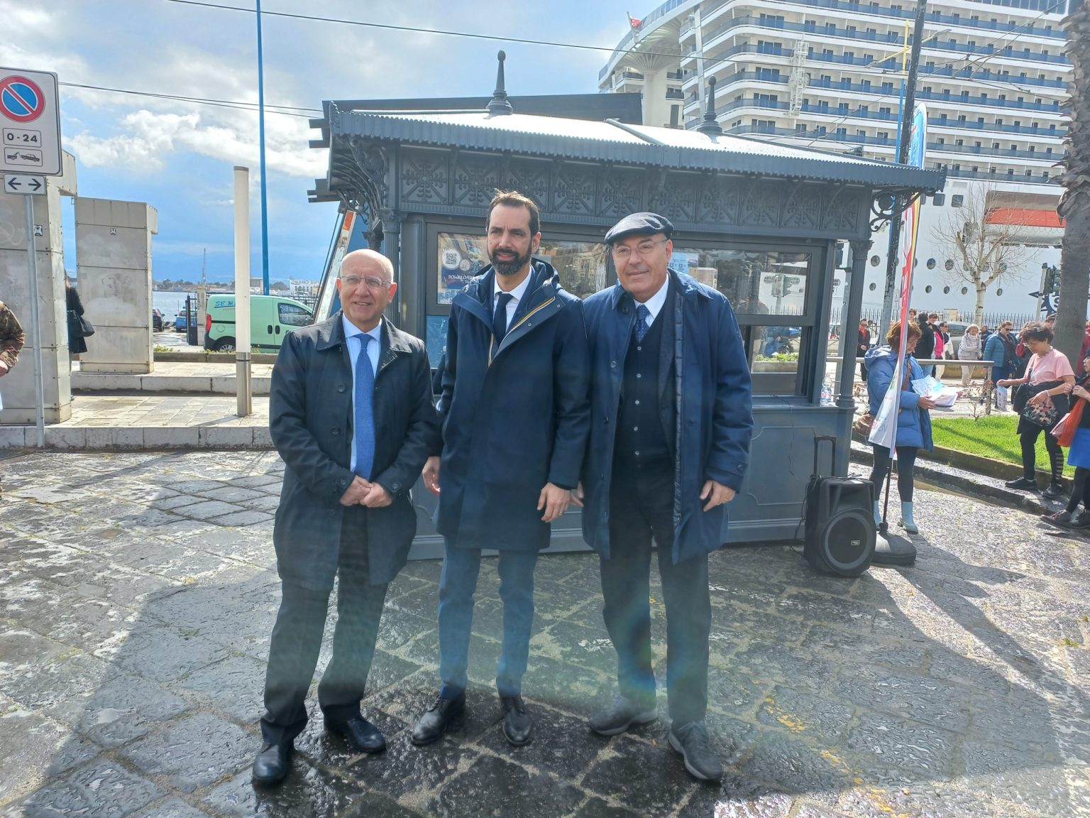 Messina. Riqualificata area accoglienza crocieristi