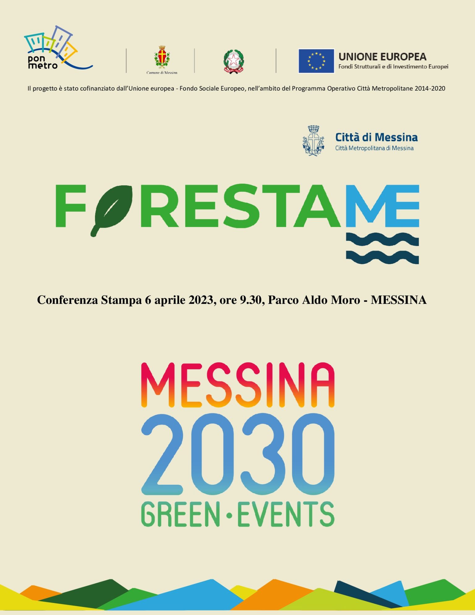 Messina Parco Aldo Moro. Progetto FORESTAME. Consegna lavori forestazione urbana