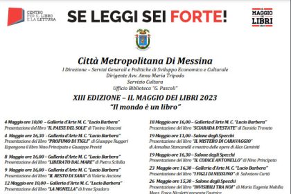 Messina. Il Maggio dei Libri. Il mondo è un libro