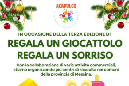 Torregrotta. 3° edizione di: “Regala un giocattolo, regala un sorriso”