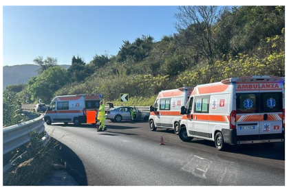 Patti. Sul viadotto Montagnareale della A/20: incidenti
