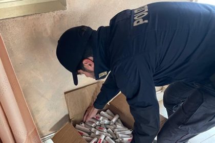 polizia si stato fuochi d'artificio