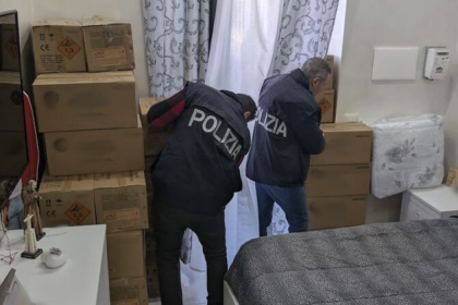 800kg di fuochi a casa