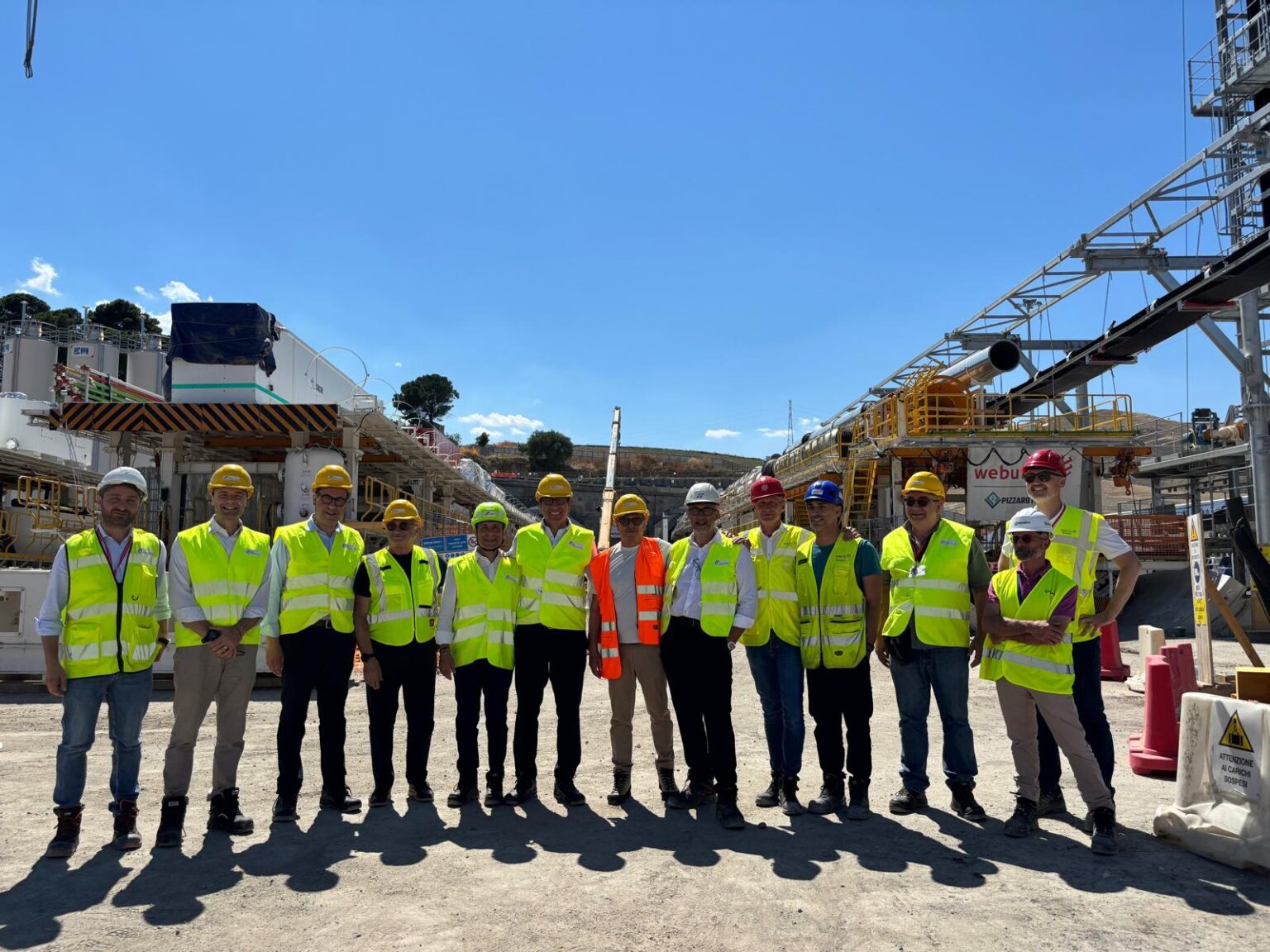 Aricò sopralluogo cantiere ferroviario Palermo-Catania