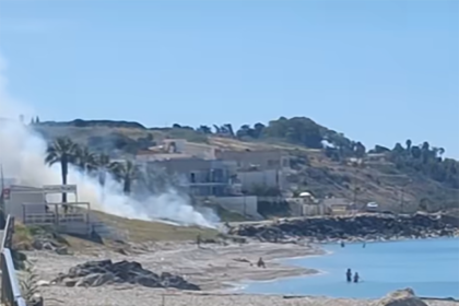 vasto incendio calamonaci