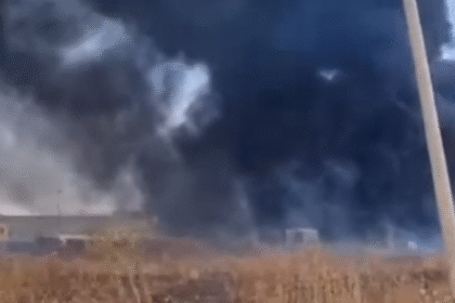 incendio rifiuti licata