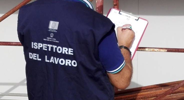 ispettori del lavoro lavoratori in nero e senza sicurezza