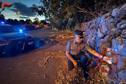 mascalucia cocaina nel muro